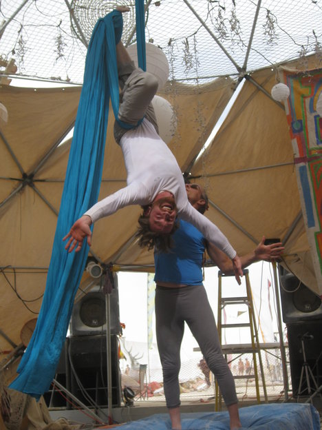 Aerial Silk Lesson