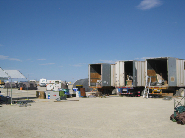 The Boston shipping containers