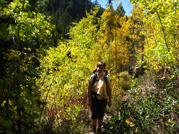 Michale on the trail