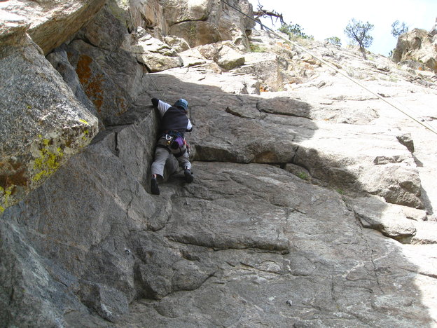 me climbing in Boulder Canyon